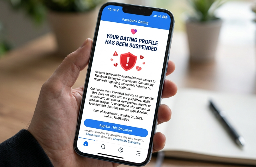 How To Appeal And Recover A Suspended Facebook Dating Account